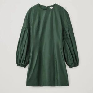COS - Green - Puff Sleeve Dress